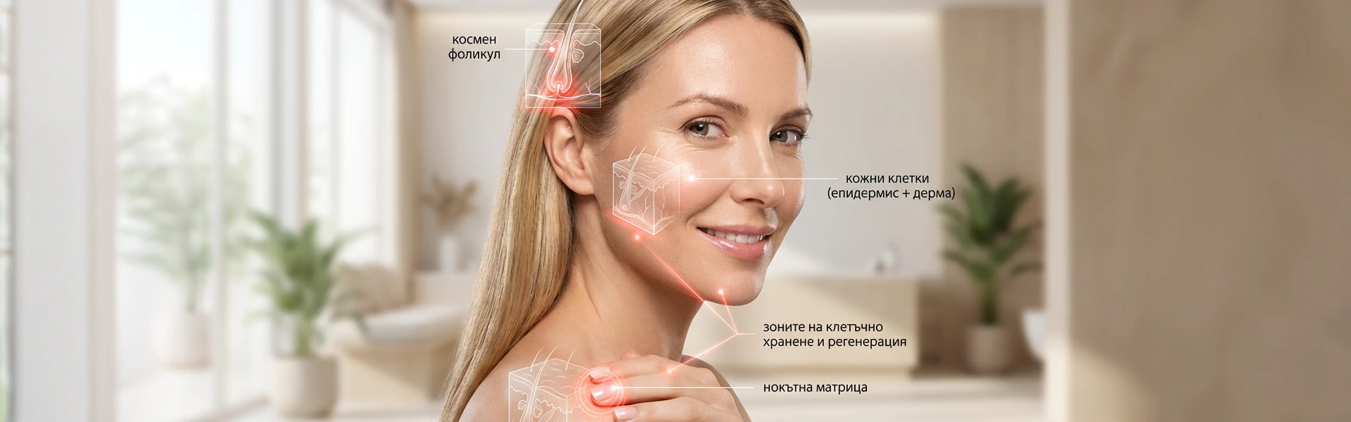 Кожа, коса и нокти отвътре навън: защо клетъчното хранене е по-важно от козметиката