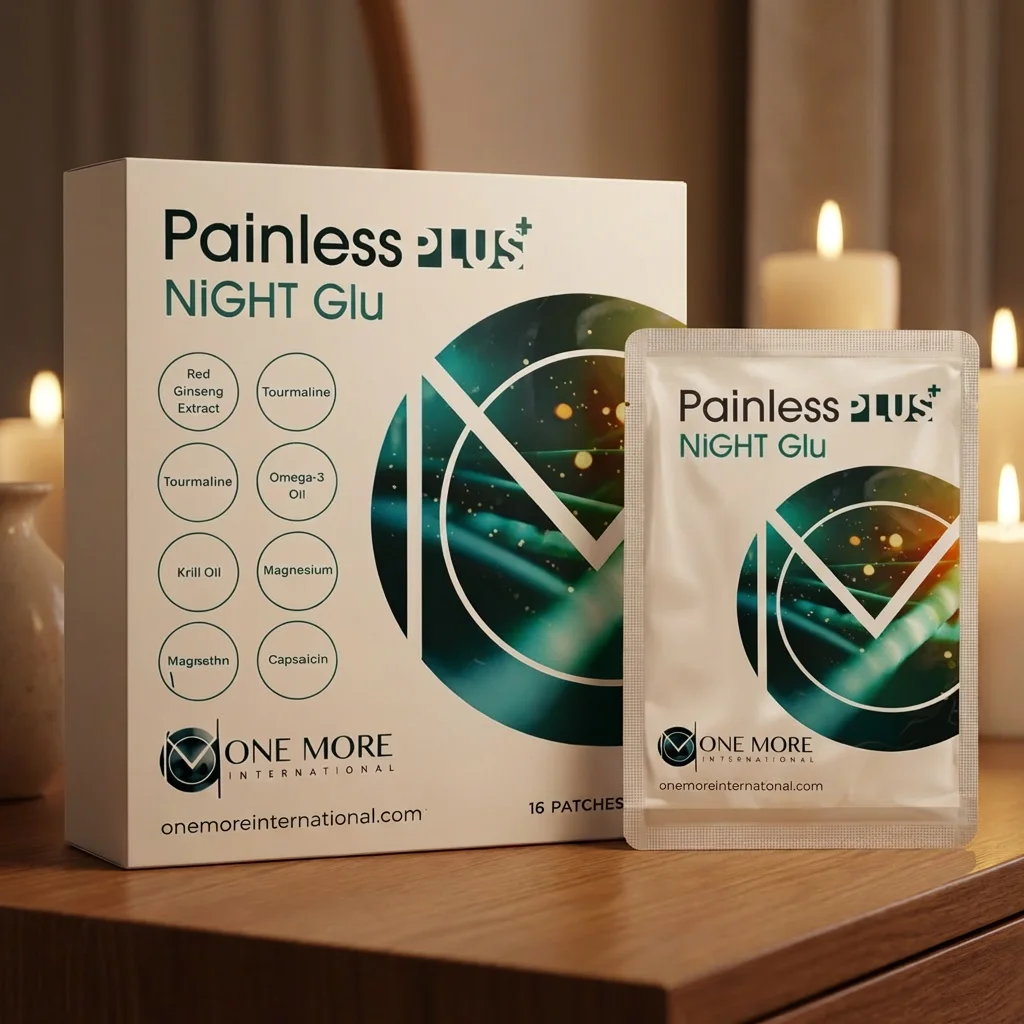 Предна страна на опаковката Painless Plus Night Glu